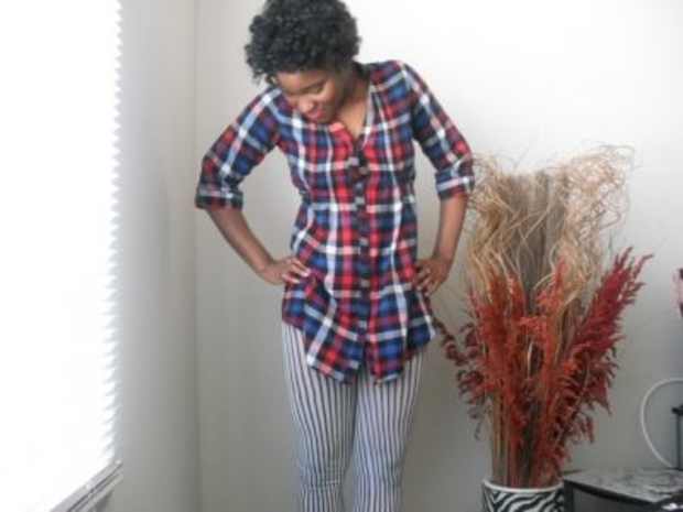 Stripes and Plaid Together: Fashion Do 