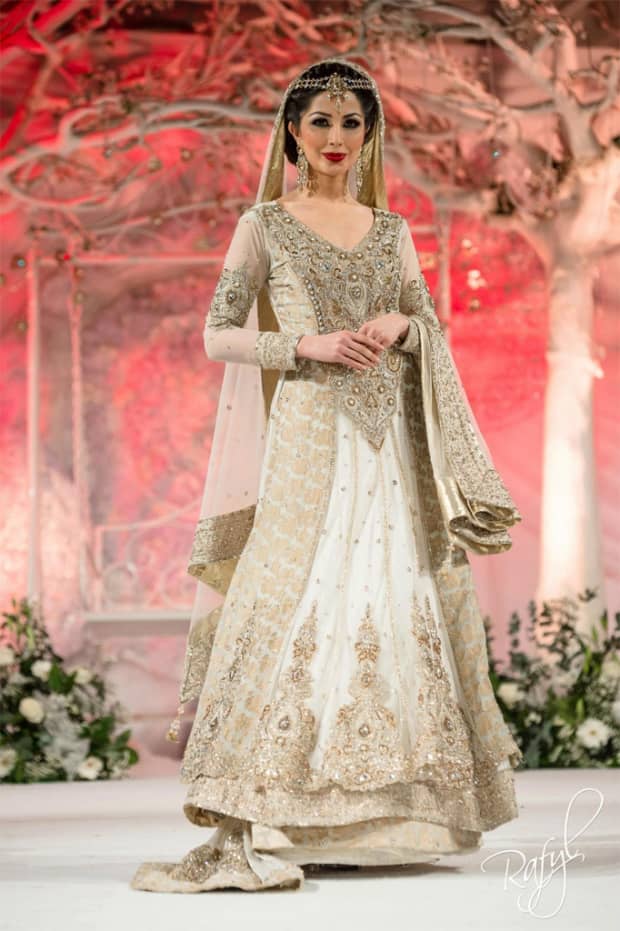 pakistani bridal dresses white and red