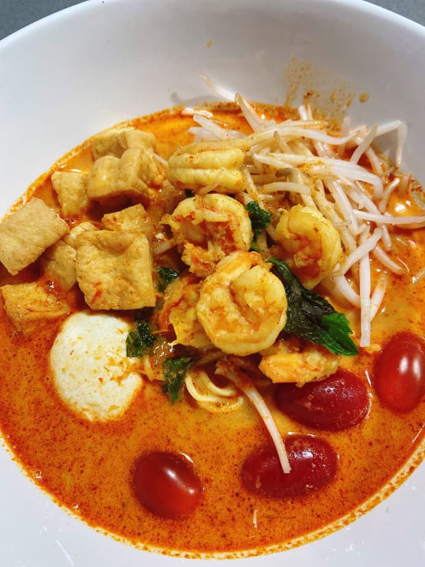 Malaysian Curry Laksa Recipe Kari Laksa Delishably