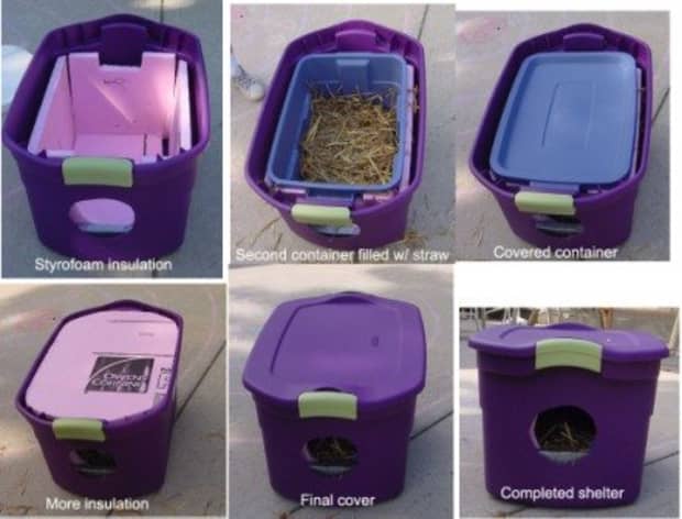 Diy Cat Shelter For Ferals In The Winter Pethelpful - Diy Insulated Feral Cat Shelter