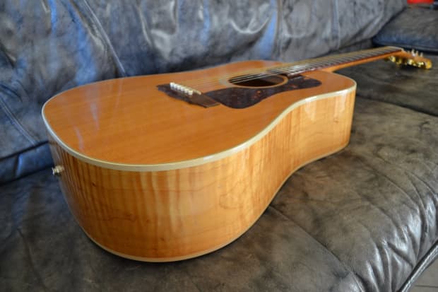 gibson maple acoustic guitar