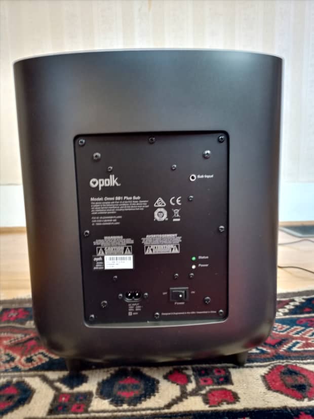 polk omni sb1 subwoofer setup