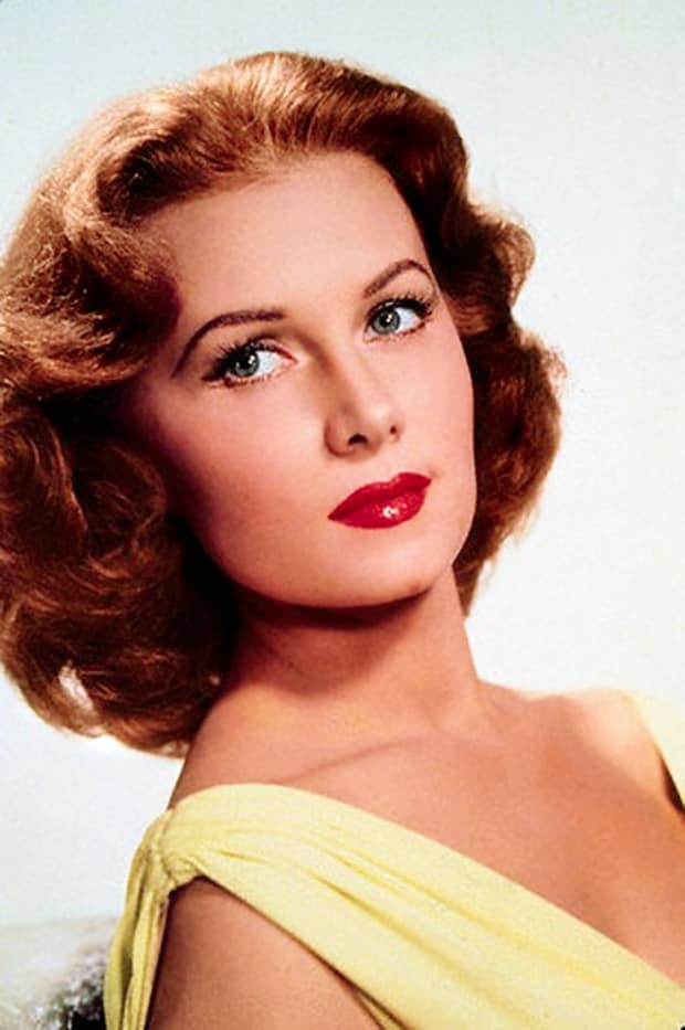 Ten Most Beautiful Redheads From the Golden Era of Films