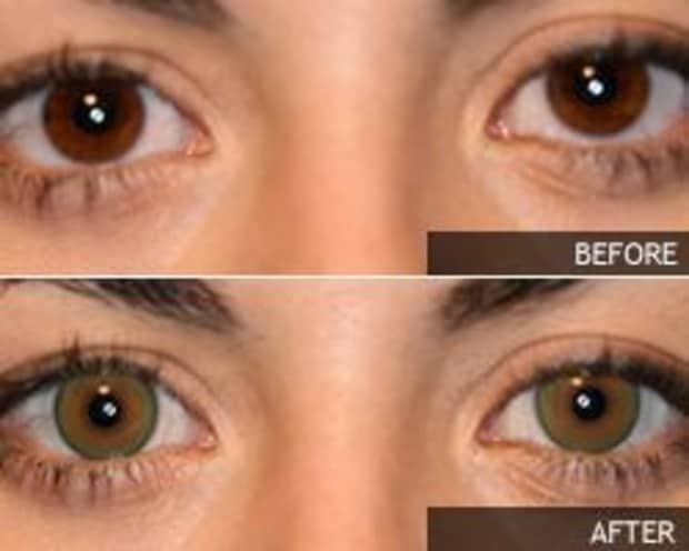 dark brown eye contacts