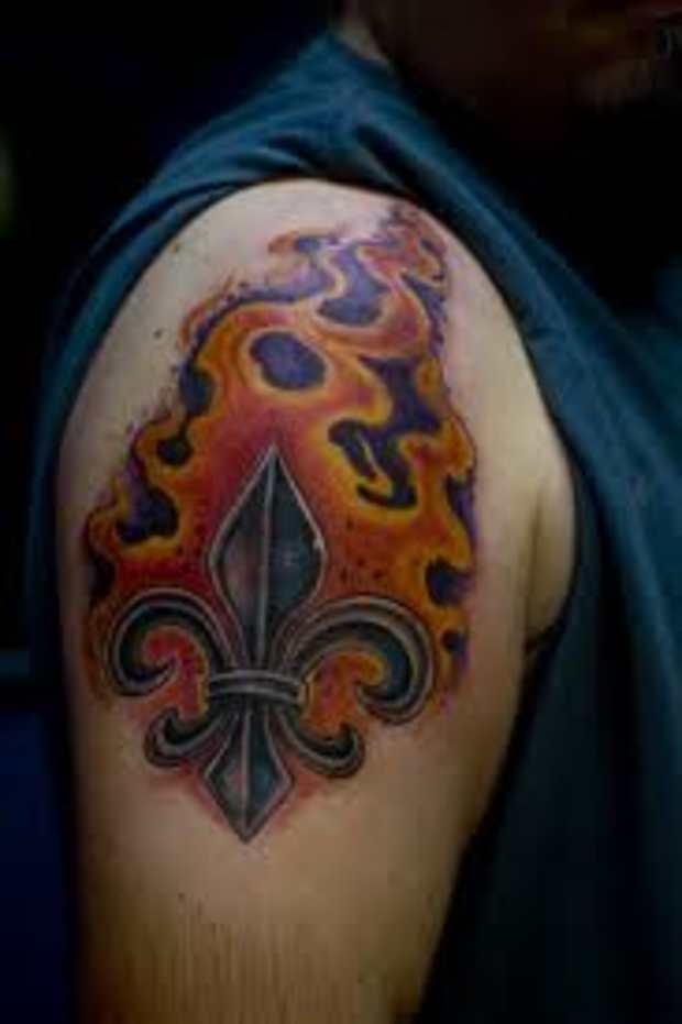 Fleur De Lis Tattoo Designs And Meanings With Pictures Tatring