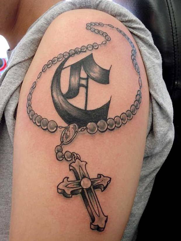 Rosary Bead Tattoo Ideas Designs And Meanings Tatring