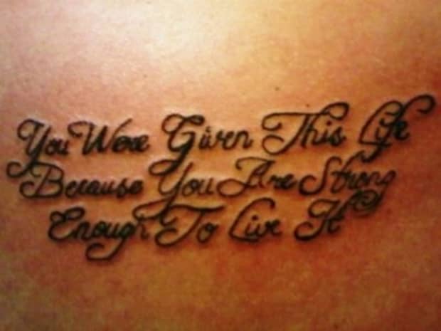 Tattoo Ideas Quotes On Strength Adversity And Courage Tatring