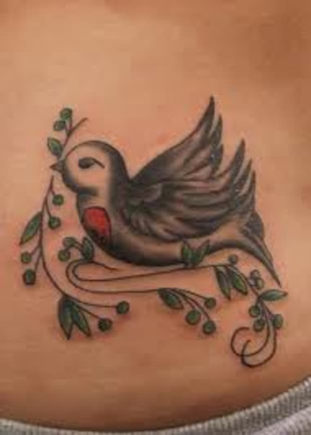 realistic dove tattoos