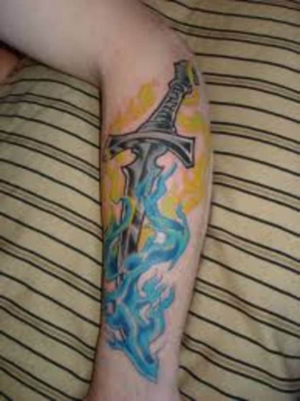 Sword and Dagger Tattoo Designs and Meanings - TatRing