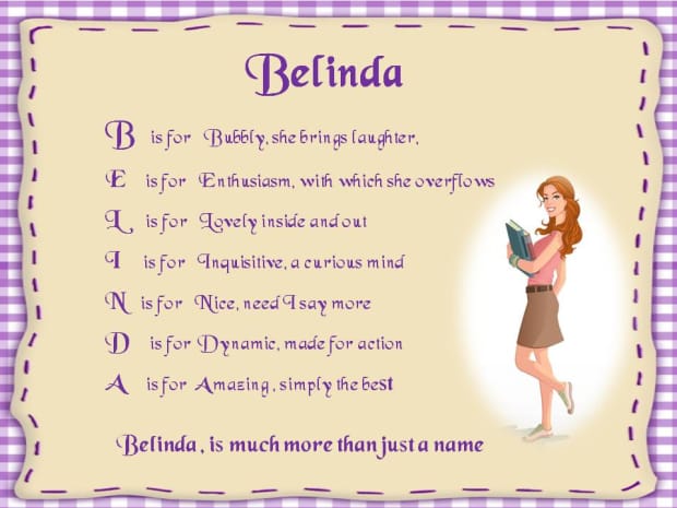 Acrostic Name Poems For Girls Hubpages
