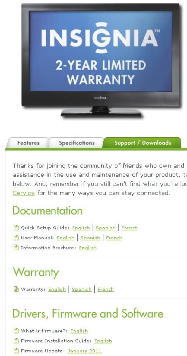 insignia voice firmware update