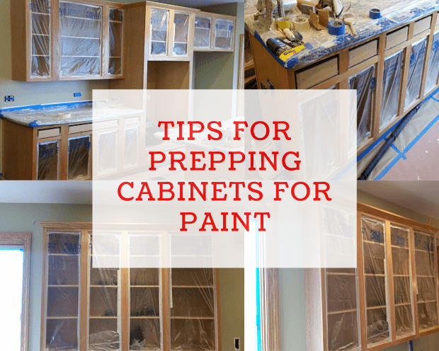 Tips For Prepping Cabinets Paint, How To Prep Cabinets Before Painting