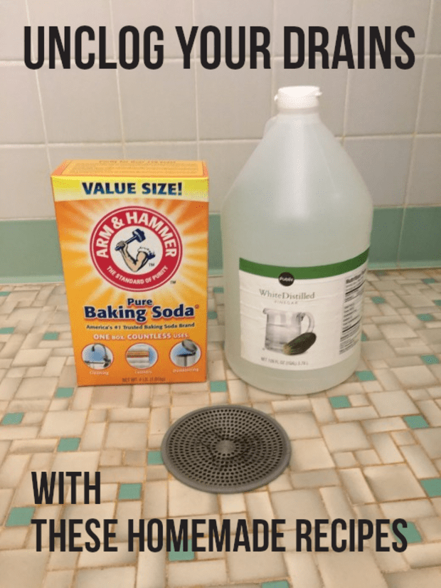 5 Homemade Drain Cleaners For Clogged, How To Unclog A Bathtub Drain Without Baking Soda