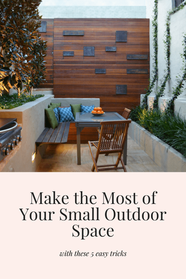How To Make The Most Of A Small Outdoor Space Dengarden - How To Make The Most Of A Small Patio