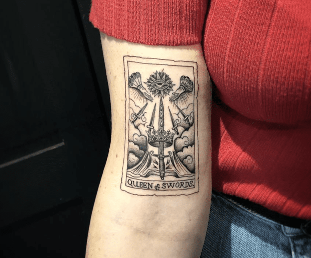 Tarot Card Tattoo Designs And Meanings The Court Cards Or Royalty Symbols Tatring