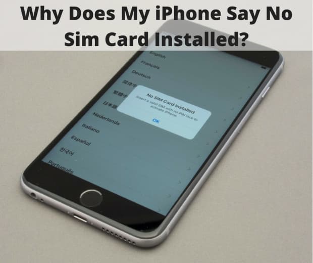 iphone will not read sim card