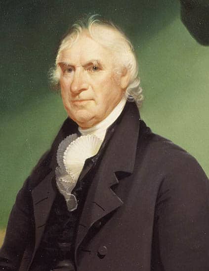George Clinton (1739-1812) was the first governor of New York under New York's 1777 Constitution. The New York governor was a model for the power of veto later given to the American president.
