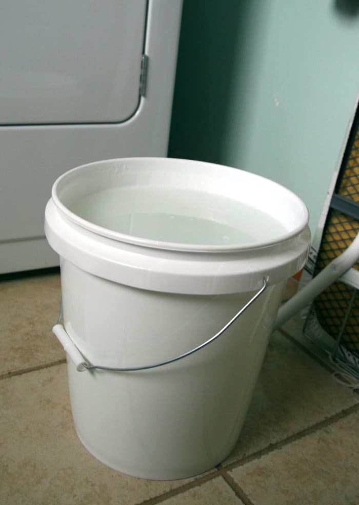 The Experiment: Homemade Laundry Soap. This version contains Ivory bar soap and is white in color.