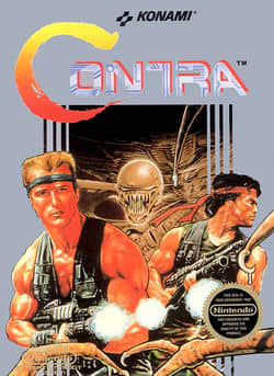 Konami Contra for the Nintendo NES Console - Game On! Everyone knows the Contra cheat code - Classic Nintendo Game Insanity!