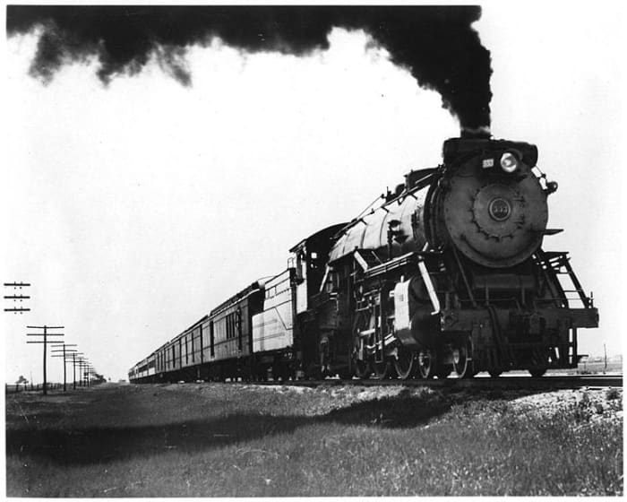 Fort Worth and Denver Railway's Colorado Special train No. 1 in 1929.