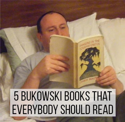 Relaxing with Bukowski. Dangling in Tournefortia is one of his best poetry books, written after he'd achieved a degree of fame and fortune.