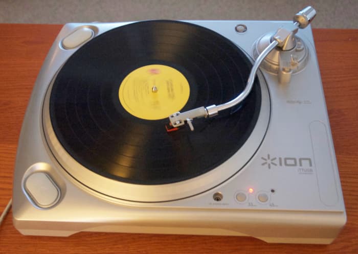 With the ION iTTUSB turntable, it's easy to record your vinyl records to digital formats.