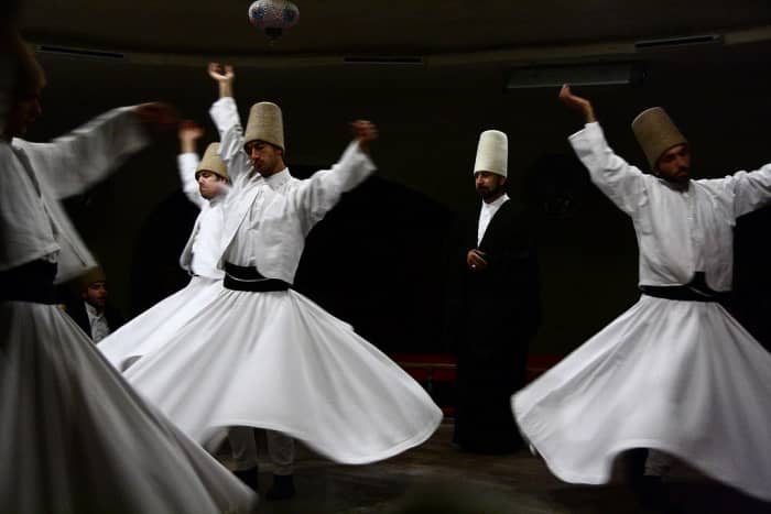 Whirling Dervishes (Muslim Sufi mystics)