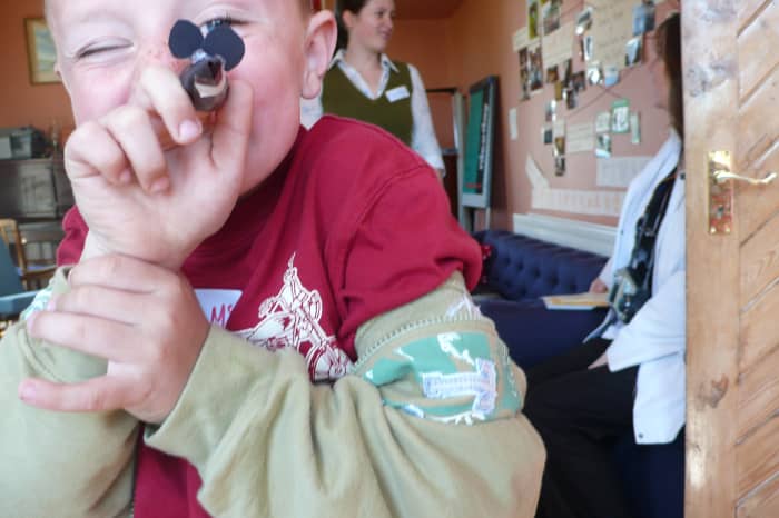 Children engage well with things they can make and touch. This finger-puppet workshop went down a treat!