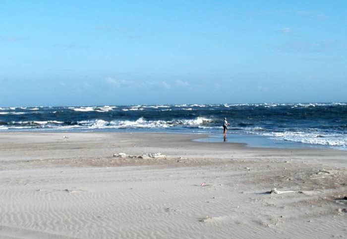 One of the benefits of camp hosting on the Outer Banks is having the opportunity to spend lots of time on the beach.