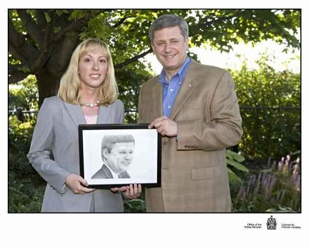 Me and Prime Minister Stephen Harper