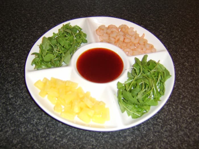 This incredibly simple shrimp and pineapple salad wrap platter is just one of the recipes featured in this article.