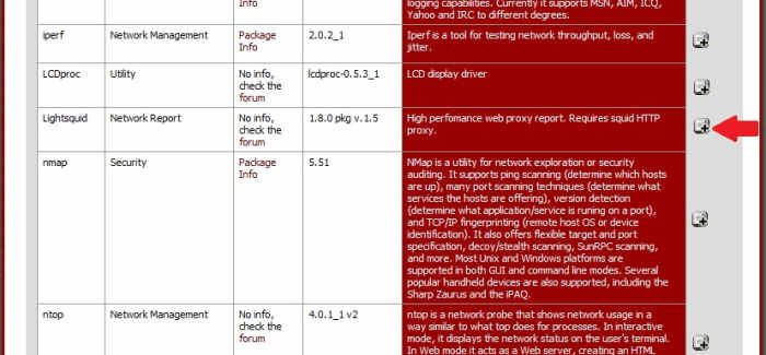 LightSquid can be installed through the package manager in pfSense.