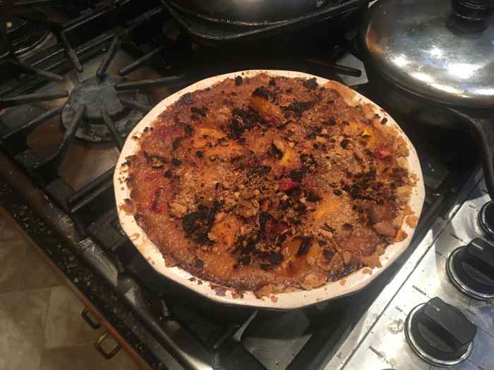 Pineapple, Mango, and Strawberry Pie