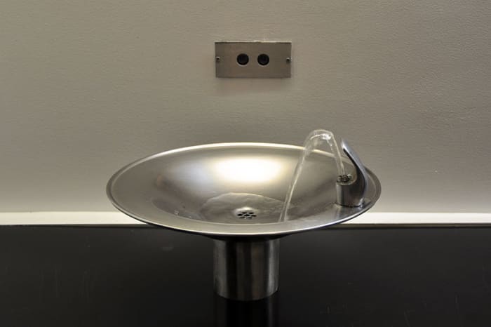 A water fountain or drinking fountain everywhere else in the world.