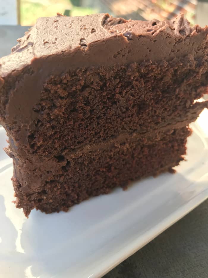 Recipe: Easy Chocolate Fudge Cake - Delishably