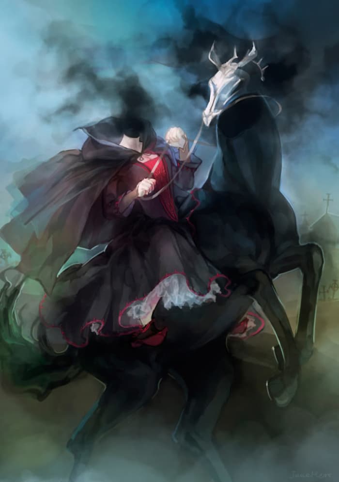 The Dullahan can gaze upon the home of a dying person by holding its disembodied head aloft, no matter where that house may be.