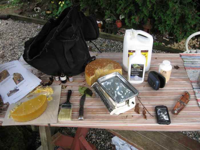 Homemade Oilskin Reproofing Cotton and Canvas With Wax SkyAboveUs