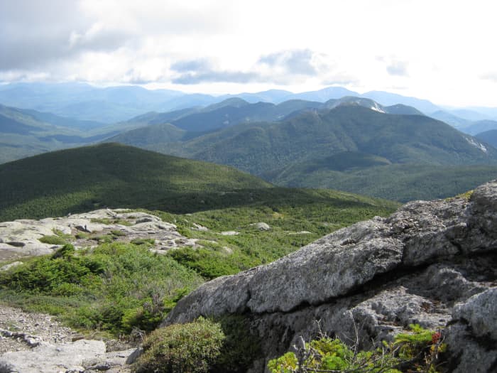 You don't see breathtaking scenery like this at the local gym. This picture taken atop Mt Marcy in the Adirondacks.