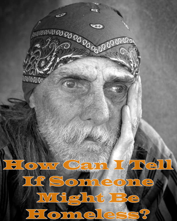 Can you tell if someone's homeless just by looking? Not always.