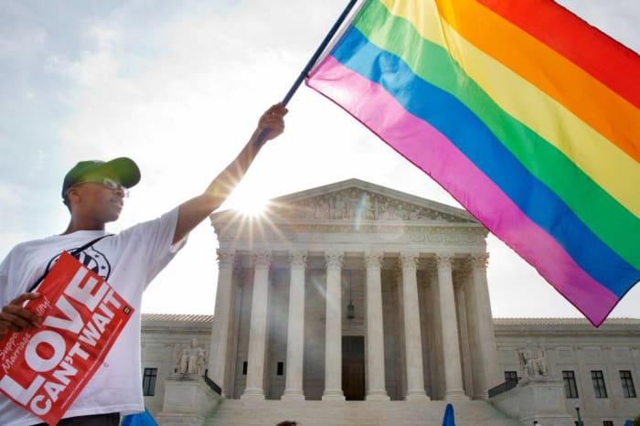 Gay rights had made significant progress in the last two years. Rights that were fought and paid for.