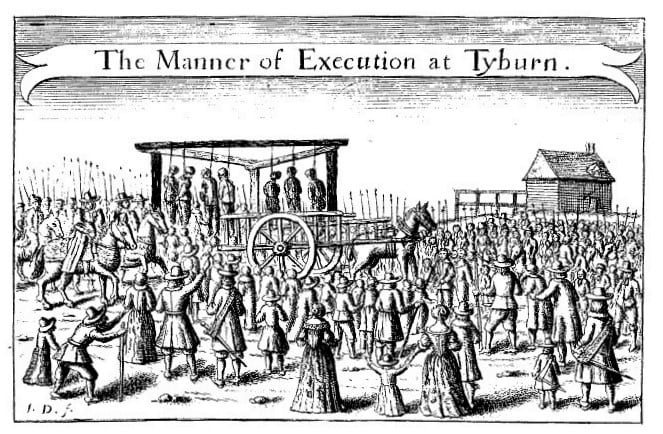 Public executions in the 17th century were festive occasions, except, of course, for those who provided the main attraction.