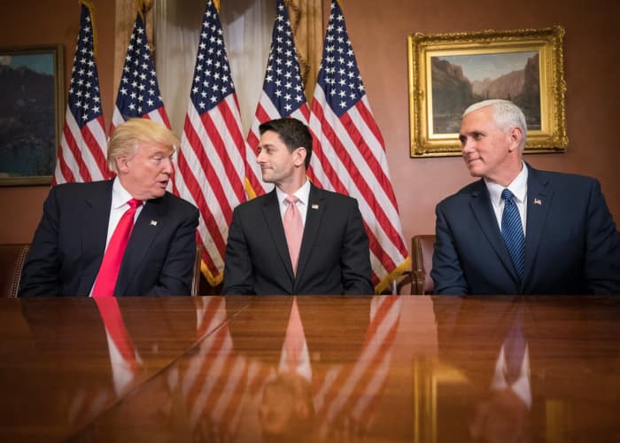 President Trump, Speaker Ryan, Vice President Pence. A nightmare team against women's health.