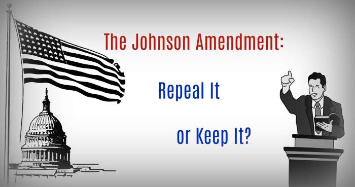 The Johnson Amendment protects both churches and society by prohibiting churches from endorsing political candidates.