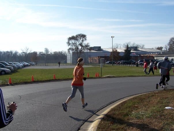 Me running a 10K when 19 years old, at the peak of my running career after high school. Getting back into running after a long break can be challenging, but can be done if done slowly.