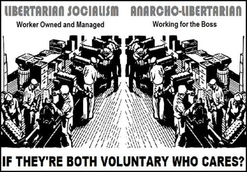 Why can't all anti-coercion/anti-statists agree that the only thing that really matters is Voluntaryism over Authoritarianism?