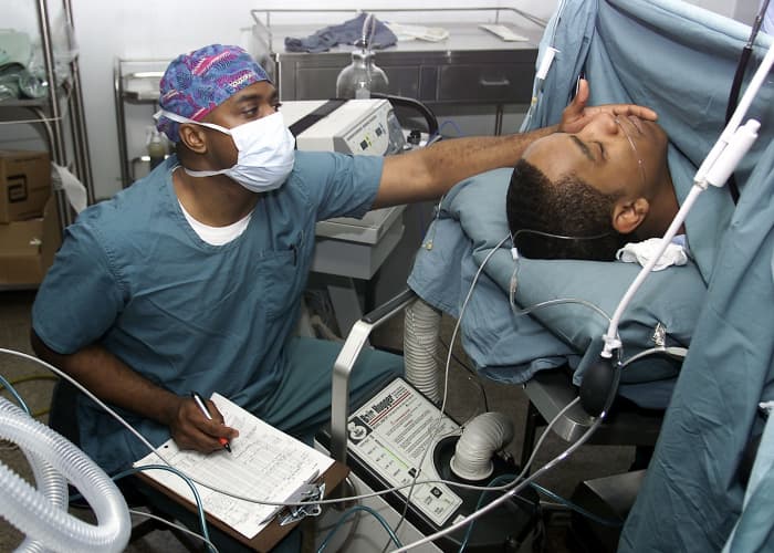 Even procedures done under sedation require careful monitoring of vital signs. Only professionals qualified to ensure oxygen delivery and skilled in airway management should administer sedation.