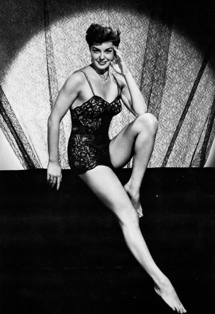 No other actress has ever attempted the water ballets and stunts Esther Williams performed on a regular basis (often risking life and limb in the process).