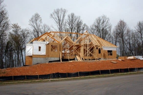 American houses sometimes do have the appearance of having brick walls, however these are just stuck onto the outside of the plywood walls giving a false sense of quality and strength.