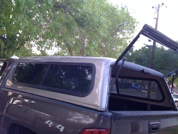 Photo from an actual Craigslist ad. This shell was obviously NOT for this truck, but it seems to fit. You will see used tops sold like this a lot; always measure them before you buy.