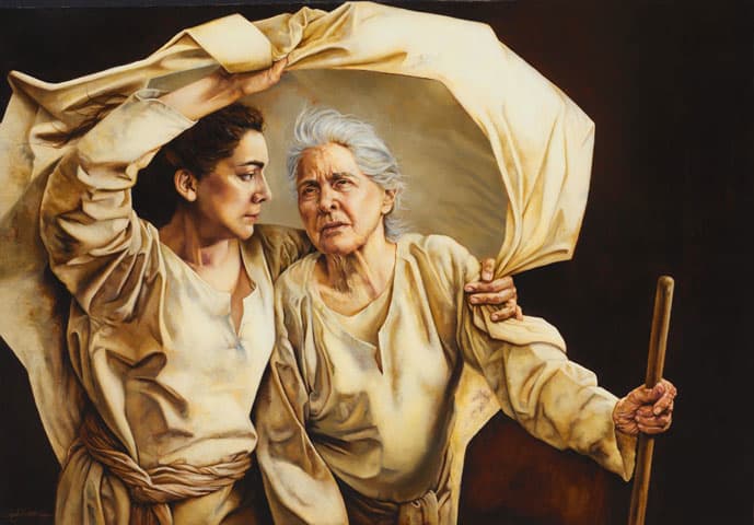 “Entreat me not to leave you, Or to turn back from following after you; For wherever you go, I will go; And wherever you lodge, I will lodge; Your people shall be my people, And your God, my God." Ruth 1:16